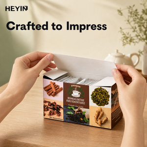 Scatola Pieghevole in Cartone Personalizzata, Stampa a Colori per Confezioni di Tè, Bevande alle Erbe, Confezione <span class=keywords><strong>Regalo</strong></span> con Dimensioni Personalizzate - Product Image 6