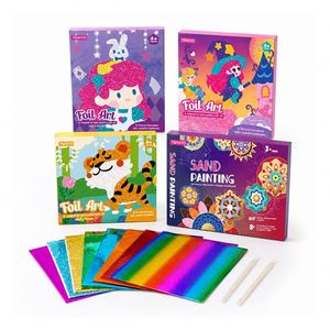 Kit Educativo de Mosaico de Láminas para Niños, Set de Actividades con Imágenes de Animales, Reconocimiento de Colores, Manualidades, Regalo de Recompensa para el Aula - Product Image 1