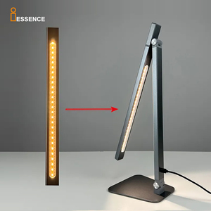 Lámpara de escritorio recargable con 5 colores, luz de lectura con cargador de teléfono y puerto de carga Usb - Product Image 1