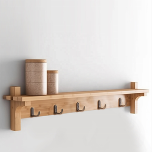 Hot Sales <strong>Wood</strong> Wall Mounted Floating Kitchen <strong>Shelves</strong> Small Display <strong>Shelf</strong> Essential Oil <strong>Shelf</strong> for Living Room - Product Image 2