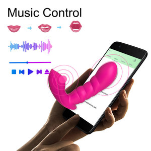 Vibrateur de culotte à commande par application avec <span class=keywords><strong>gode</strong></span>, chargeur magnétique, œuf d'amour, 9 modes, jouets sexuels, jouet sexuel pour femme - Product Image 4