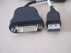 Cable de video DP a DVI-D DVI 24+1 para monitor de host/proyector, 10 cm, usado - Product Image 3