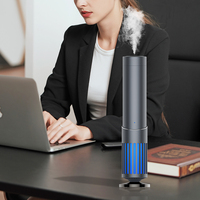   Diffuseur d'huiles essentielles sans eau avec contrôle audio, en métal, pour bureau, système de musique et aromathérapie domestique, haut-parleur pour spa