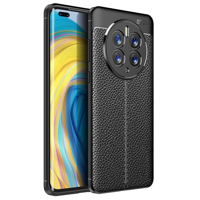 Litchi Texture TPU Phone Case Luxury Camera Protection Leather Phone case for Huawei Mate 50 Pro