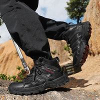 Nouvelles chaussures de randonnée, de pêche et de montagne pour hommes, mi-hautes, antidérapantes, durables et confortables, Shero A03_P842837