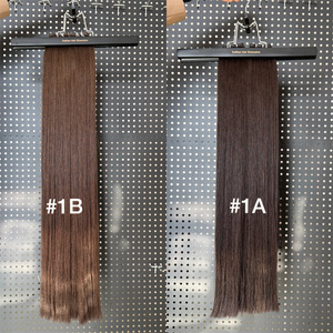 2025 Double Drawn Invisible <span class=keywords><strong>Russe</strong></span> Extensions De Cheveux Genius Trame Aucun Retour Cheveux Remy Genius Trame Extensions De Cheveux Peut Être Coupé - Product Image 1
