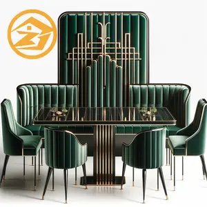 Luxus Samt Restaurants tände | Moderne Gold Akzent Esszimmers tühle | Elegante Gast freundschaft möbel