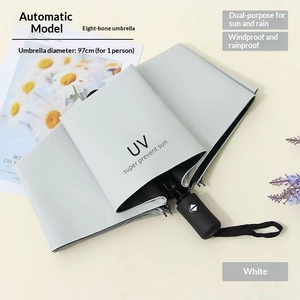 Parapluie pour le visage, double usage soleil/pluie, avec revêtement noir <span class=keywords><strong>anti</strong></span>-<span class=keywords><strong>UV</strong></span>, ouverture automatique, poignée en fer, UPF50+, entièrement occultant, frais et léger - Product Image 6