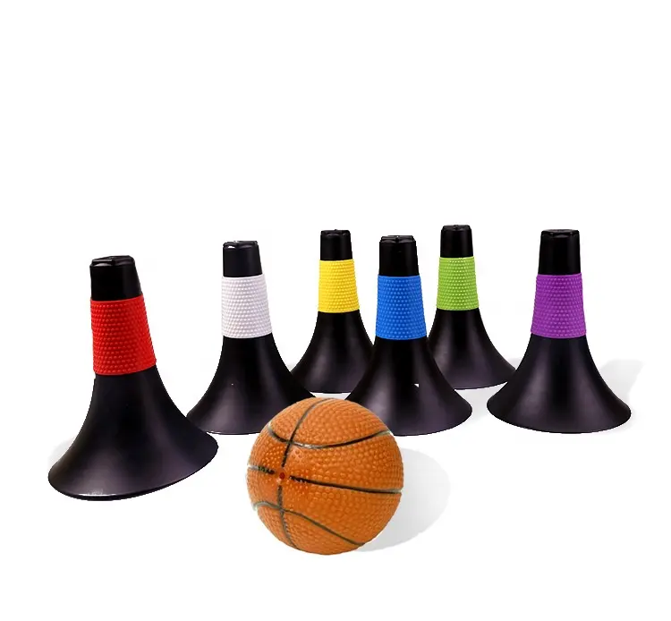 Cones de segurança esportivos para treinamento de velocidade, cones de segurança para basquete e futebol, cone de 9 polegadas para tráfego