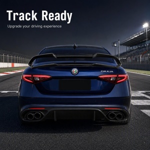 Alerón Trasero de Fibra de Carbono para Alfa Romeo Giulia, Acabado Mate, Estilo Tuning en Forma de Ala, Montaje en Maletero - Product Image 6