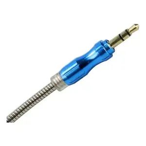 Câble audio auxiliaire blindé 3,5 mm 3M Fil de cuivre tressé Mâle vers Mâle pour utilisation automobile et audio professionnelle par ELEGATE WI.96.3 - Product Image 3