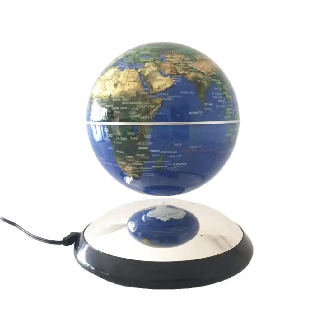 Globos do mundo decorativo/led levitação magnética flutuante globo/globo flutuando e girando