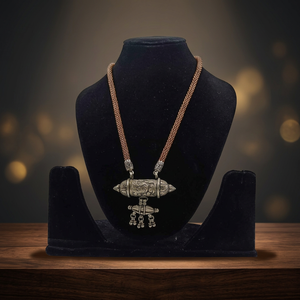 Collar de Plata de Ley 925 con Colgante Étnico Bohemio para Mujer, Conjunto de Joyería de Diseño, Regalo de Boda, Proveedor Indio - Product Image 2
