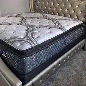 Achat de matelas d'hôtel, matelas hybride en latex, lit moderne pleine grandeur, mousse à mémoire de forme, matelas à ressorts de poche en latex