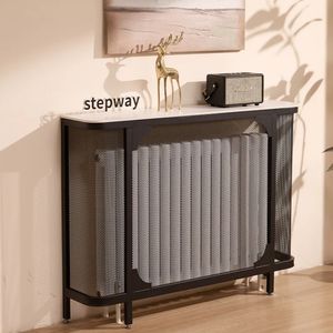 L'étagère <span class=keywords><strong>au</strong></span>-<span class=keywords><strong>dessus</strong></span> du <span class=keywords><strong>radiateur</strong></span> de la <span class=keywords><strong>table</strong></span> d'entrée est recouverte d'une longue bande de décoration murale pour l'armoire d'entrée - Product Image 4