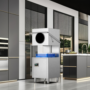 Modern stil paslanmaz çelik asansör-üst bulaşık makinesi CE belgesi otel ve restoran ticari tam otomatik fincan yıkayıcı - Product Image 5