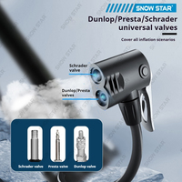 Portable Bicycle Pump Bike Manual Air High Pressure Cycling Hand Inflator Pump Air Floor Pump Cycling Accessories