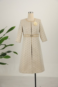 High Quality Plus Size Fashion Turkey Women Clothes African Office Ladies Coat Dress Suit Two Piece <b>Set</b> Women Church Suit - Product Image 3