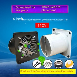 Ev kullanımı için elektrik 110v egzoz fanı paslanmaz çelik bıçaklar 4-12 inç pencere vantilatör ile ODM desteklenen - Product Image 6