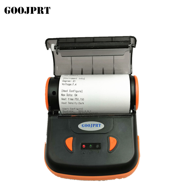 80mm Thermal Receipt Printer Barcode Portable Pocket for WIFI Mobile Printer Supports Android IOS Systems in Stock