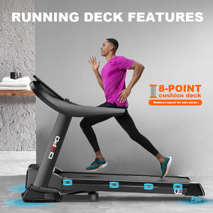 CIAPO Q6 Gym Fitness Máquina de correr comercial Pantalla LED Aso para uso doméstico Cinta de correr - Product Image 5