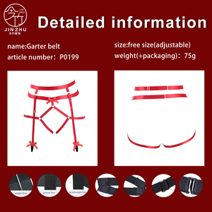 Bandeau élastique réglable en ruban tissé en <span class=keywords><strong>fibre</strong></span> de polyester pour femme JINZHU - Product Image 4