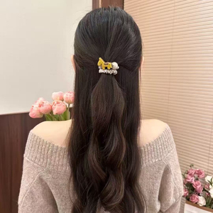 Coleteros de Pelo para Niña con Diseño de Caballo Pequeño de Dibujos Animados, Exquisitos y Lindos, de Moda, Venta Caliente 2026, Diseño Sencillo y Original, Venta al por Mayor de Accesorios para el Cabello - Product Image 1