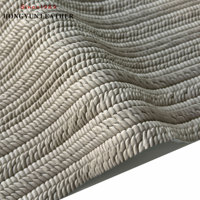 Cuir synthétique PU écologique imperméable pour sacs, matériau en paille tressée, texture résistante à l'abrasion, simili cuir pour sacs