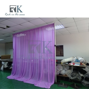 Easy install Pipe Kit and Drape Aluminum <b>Standing</b> Curtain System Wedding Backdrop - Product Image 3