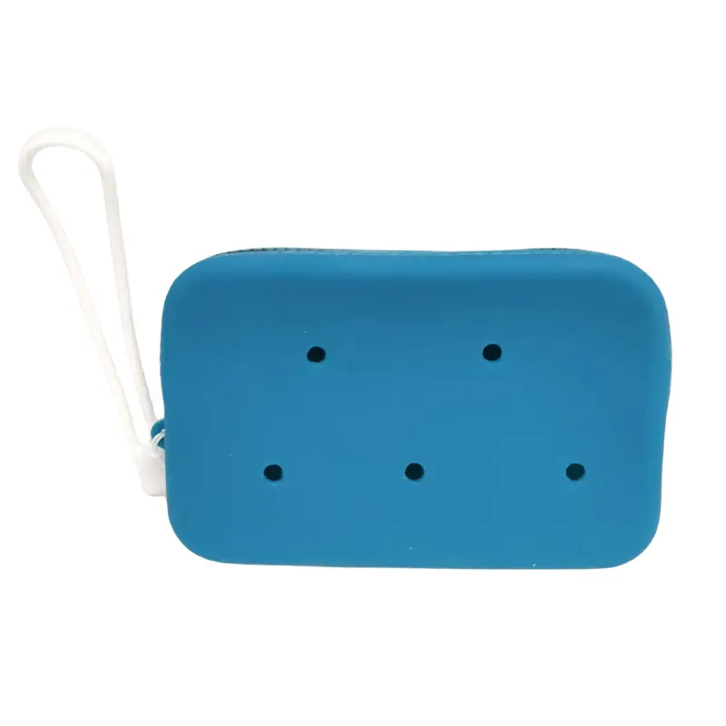 Meilleur sac de porte-monnaie de mode de bienvenue prix d'usine porte-monnaie en silicone avec fermeture éclair sac de rangement de cosmétiques de voyage mignon porte-monnaie