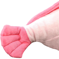 Peluche de poisson Blobfish rose réaliste à grande bouche ouverte et nez rond, personnalisée, jouet éducatif pour enfants, 13 pouces, peluche douce pour câliner