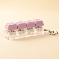 Portable Mechanical Keycap Fidget Keychain Plastic Click Toy for Stress Relief Unisex Ages 14+ Bulk Orders