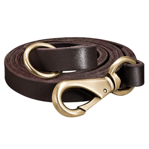 Correa De cuero resistente para mascotas, correa para perros con mano, correa de cuero para perros, junta tórica para bolsa de caca, aventuras al aire libre colgantes - Product Image 2