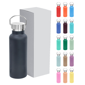 Bouteille isotherme en acier inoxydable, grande bouteille d'eau à large ouverture, double paroi sous vide pour boissons chaudes et froides, gobelet - Product Image 2