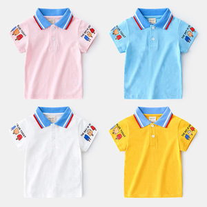 เสื้อโปโลเด็กหลากสีราคาถูกสำหรับฤดูร้อน ผลิตในจีน ขายส่ง - Product Image 6