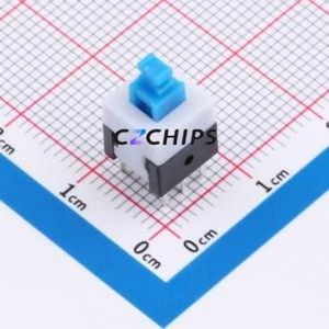 HX 8-8 ZS Push Button Switch DIP Switch Double Pole Double Throw Self-Locking Rectangle Plunger Through Hole - Product Image 1