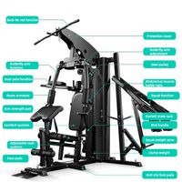 Machine de musculation tout-en-un multifonction pour entraînement complet du corps, triple station