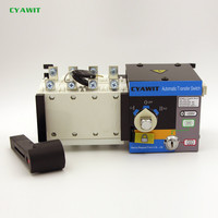 Interrupteur de transfert automatique 100 ampères ATS SOCOMEC 63A à 3200A 3P 4P Interrupteur de changement de générateur pour l'alimentation des ascenseurs Type PC
