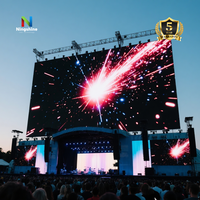 Écran LED de location HD P2.6 P2.9 3.91 500x1000, intérieur et extérieur, panneau d'affichage mural vidéo pour scène d'événement