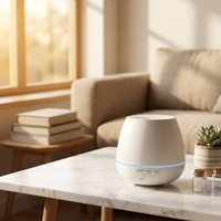 Diffuseur d'huiles essentielles, diffuseur d'arômes, humidificateur à ultrasons à brume froide et diffuseur d'aromathérapie, purificateur d'air