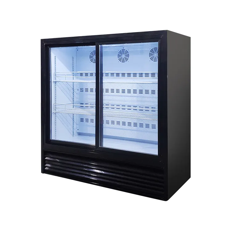 Meisda SC410L透明透明ガラスドア単一温度スタイルの商用直立冷蔵庫