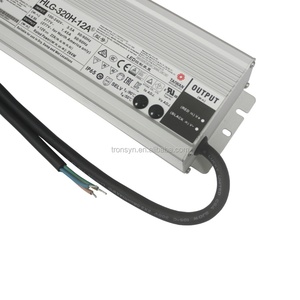 Meanwell HLG-320H-12A PWM <b>Dimmable</b> IP67 Waterproof <b>LED</b> Street Light <b>Driver</b> 12V 320W Authorized Accepts 110V & 220V Input - Product Image 4