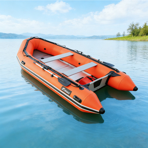 Le plus récent Offre Spéciale nouveau Design grand bateau gonflable à <span class=keywords><strong>air</strong></span> en PVC rigide 2 personnes avec moteur hors-bord pour l'aviron - Product Image 1