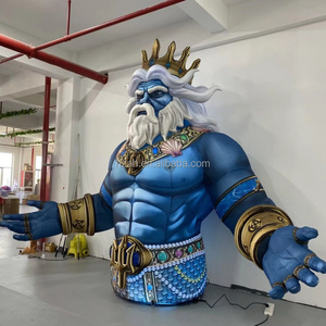Modèle géant gonflable de Poséidon, dieu de la mer, grande mascotte de Neptune pour la décoration de scène sur le thème de l'océan - Product Image 4