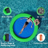 Jouets de plage d'été gonflables, plateformes flottantes pour la mer, transats de piscine pour bateau, ronds