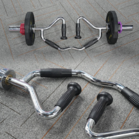 Barre de musculation professionnelle VIGFIT pour biceps et triceps, barre suisse multi-positions, barre d'entraînement à domicile pour hommes, multifonction