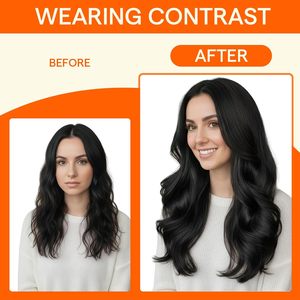Extensions de cheveux Remy Microlink Kinky Micro Loop 16 pouces 50g Brun foncé Micro perles invisibles - Product Image 5