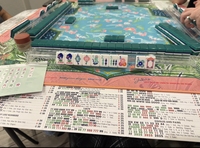 Nouvelle règle de tri de tuiles de mahjong à motif coquille, en acrylique de 5 mm, support de rangement pour cartes, 1 lot de 4 pièces