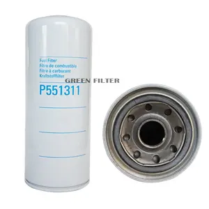 GreenFilter-donaldson P551311 1R0749 otomotiv yağ filtresi BF7587 için yüksek performans kullanımı ile yüksek kalite 3089679