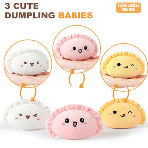 Cuscino di peluche per gnocchi 1 mamma 3 piccoli animali di peluche a forma di cibo di famiglia giocattoli regali all'ingrosso per bambini cuscino alimentare - Product Image 4